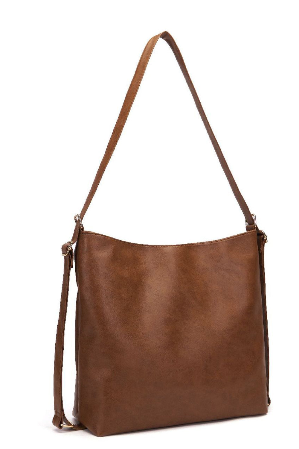 Large PU Leather Crossbody Bag - ClozArt