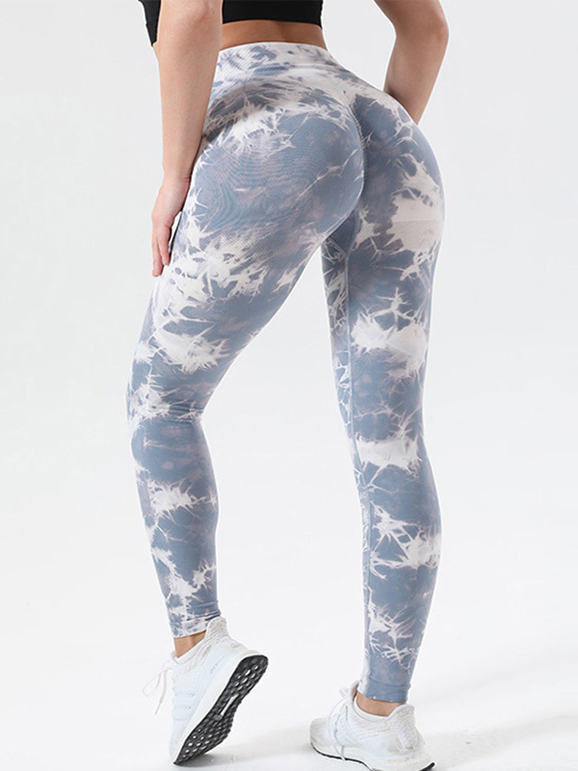 Tie-Dye High Waist Active Leggings - ClozArt