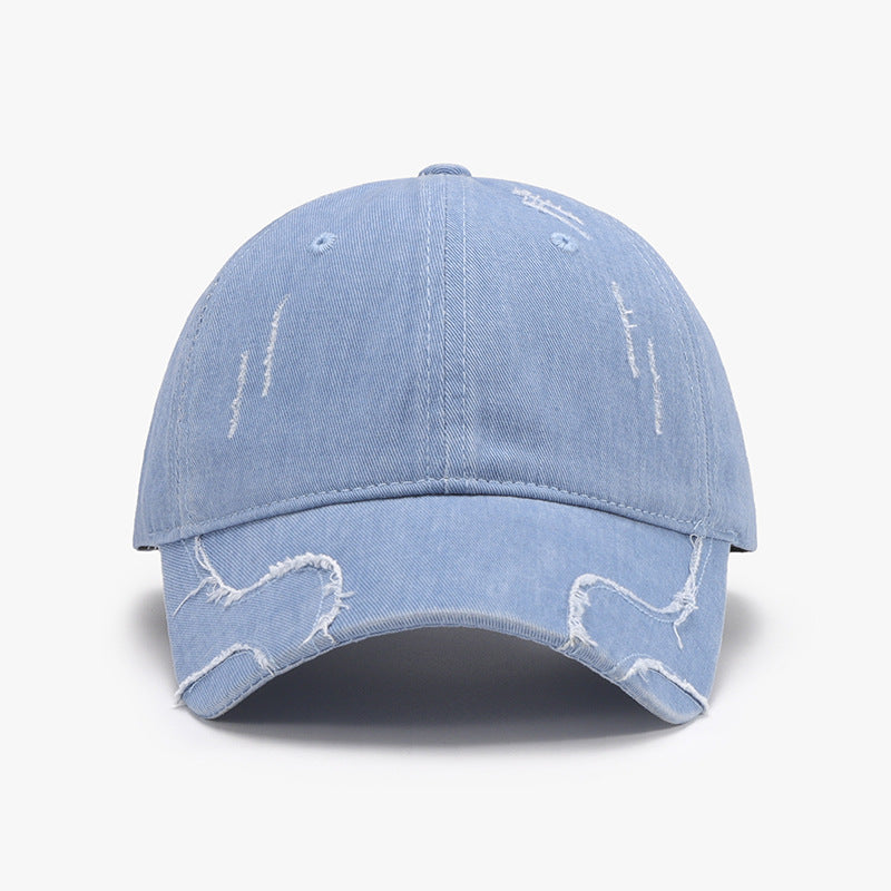 Raw Hem Adjustable Cap - ClozArt