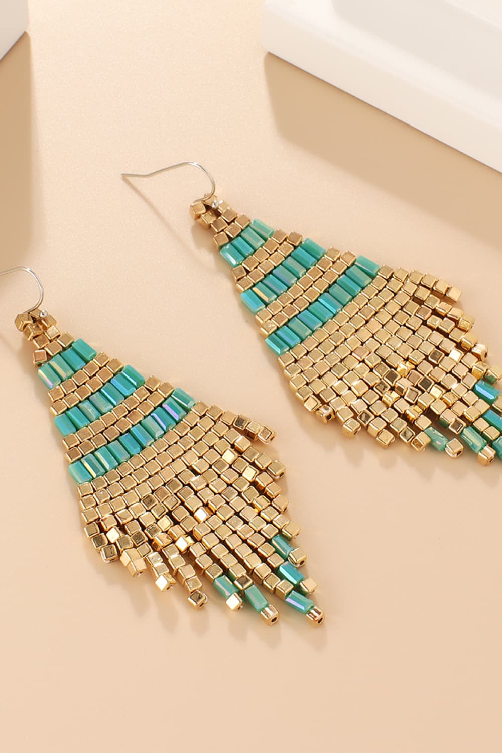 Beaded Dangle Earrings - ClozArt