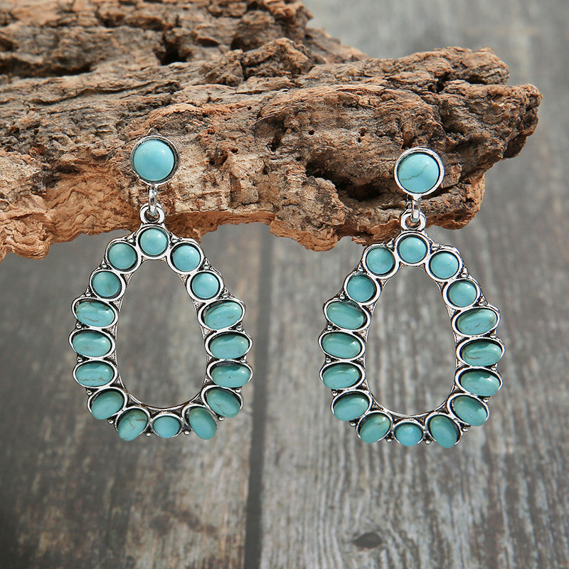 Artificial Turquoise Earrings - ClozArt