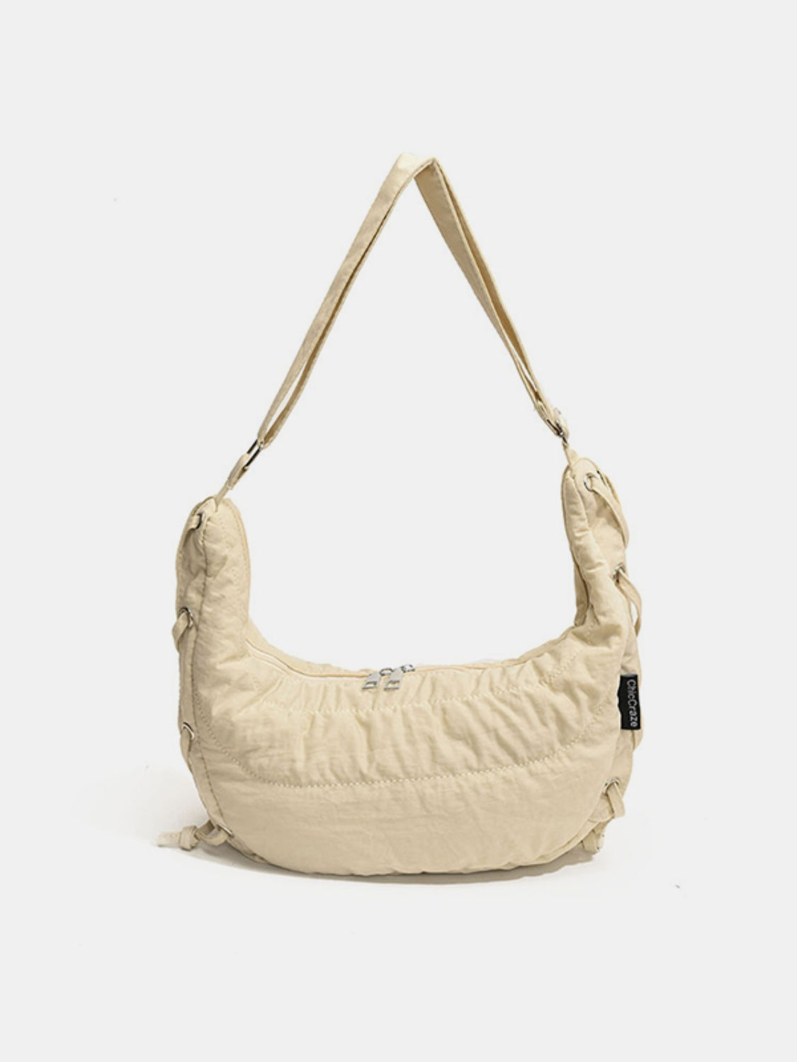 Lace-Up Polyester Crossbody Bag - ClozArt