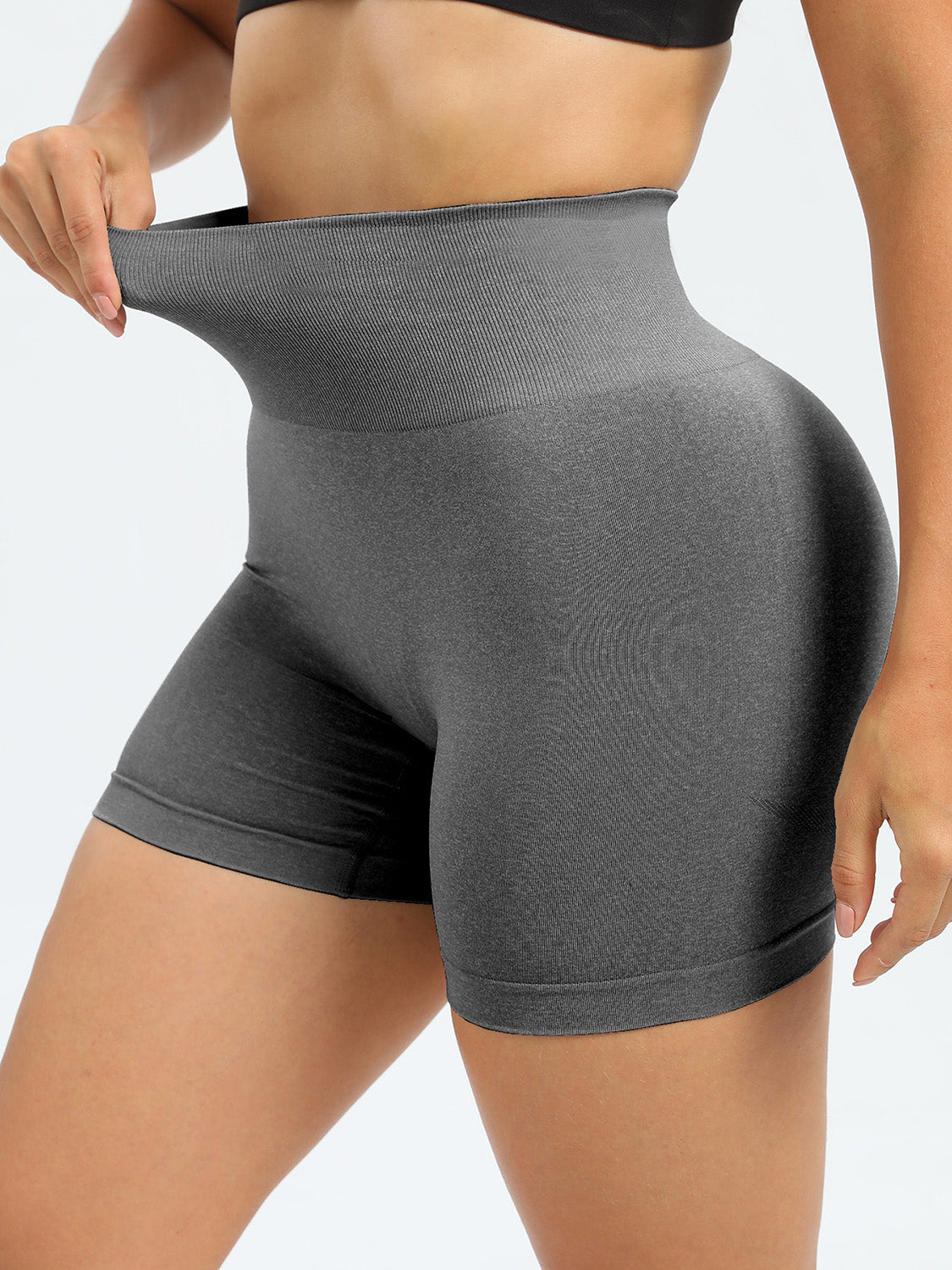 High Waist Active Shorts - ClozArt