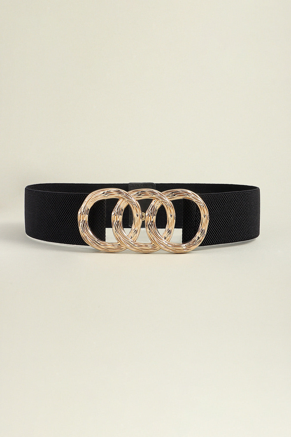 Zinc Alloy Buckle Elastic Wide Belt - ClozArt