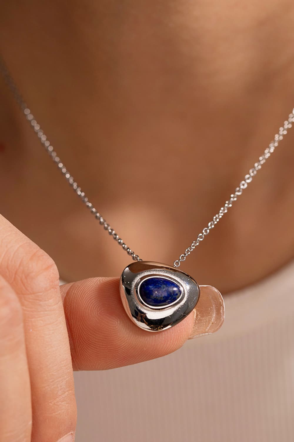 Lapis Lazuli Pendant Necklace - ClozArt