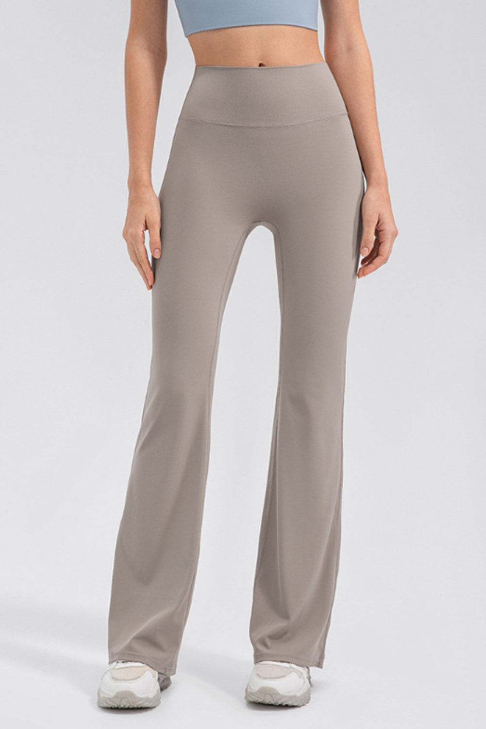 High Waist Straight Active Pants - ClozArt