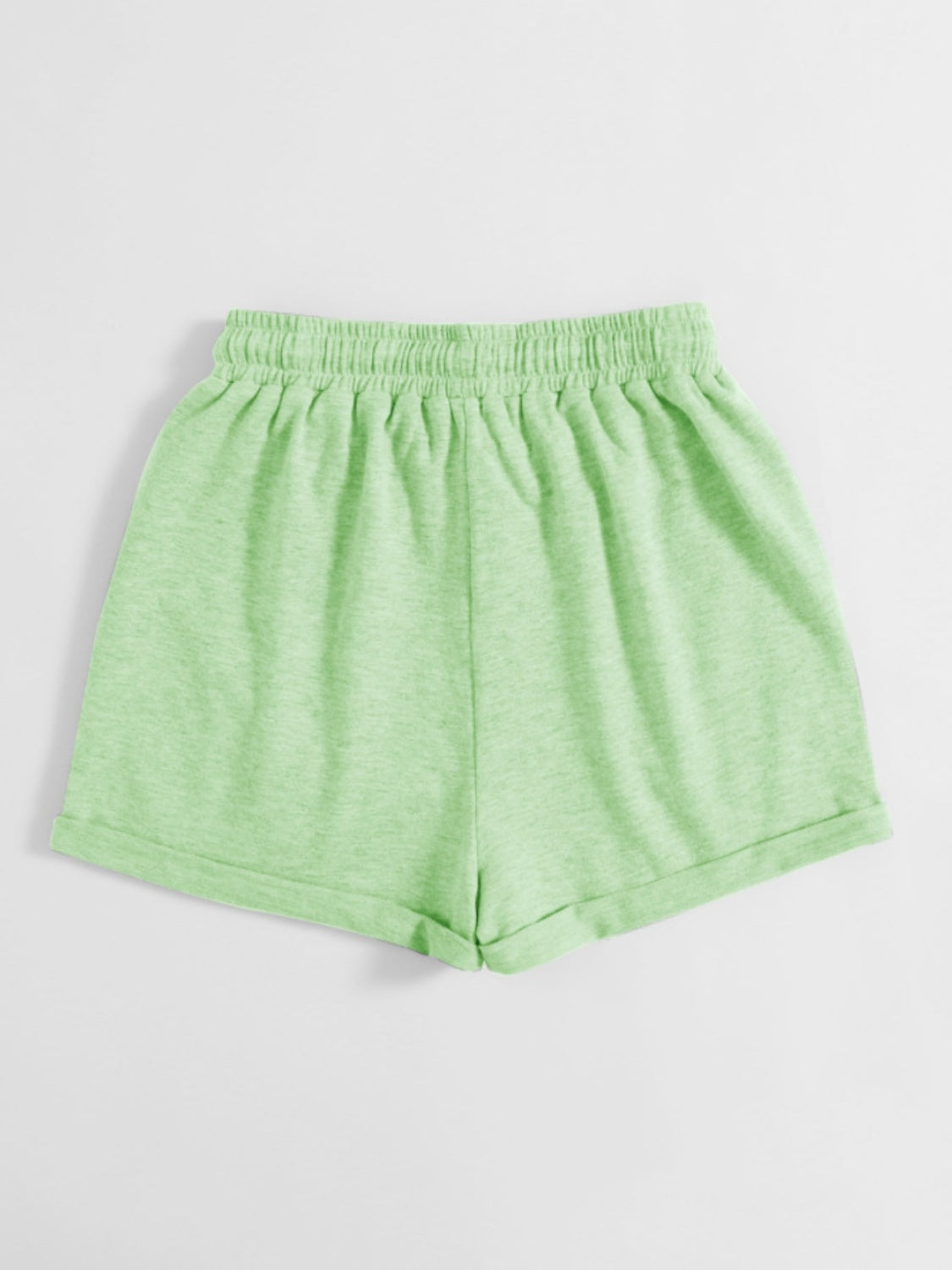 Drawstring Pocketed Elastic Waist Shorts - ClozArt