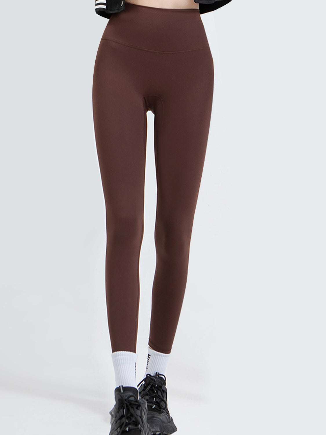 Wide Waistband Sports Leggings - ClozArt