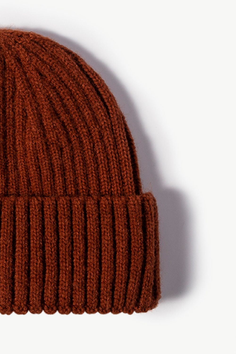 Rib-Knit Cuff Beanie - ClozArt