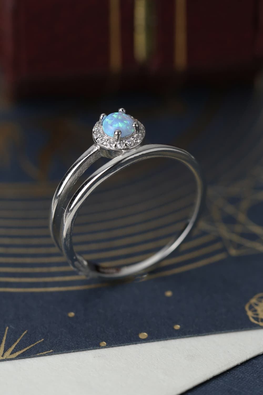 Opal Bypass Ring - ClozArt