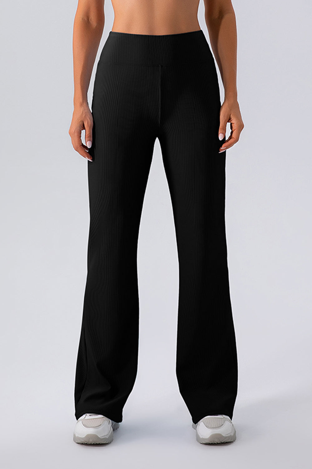 High Waist Straight Active Pants - ClozArt