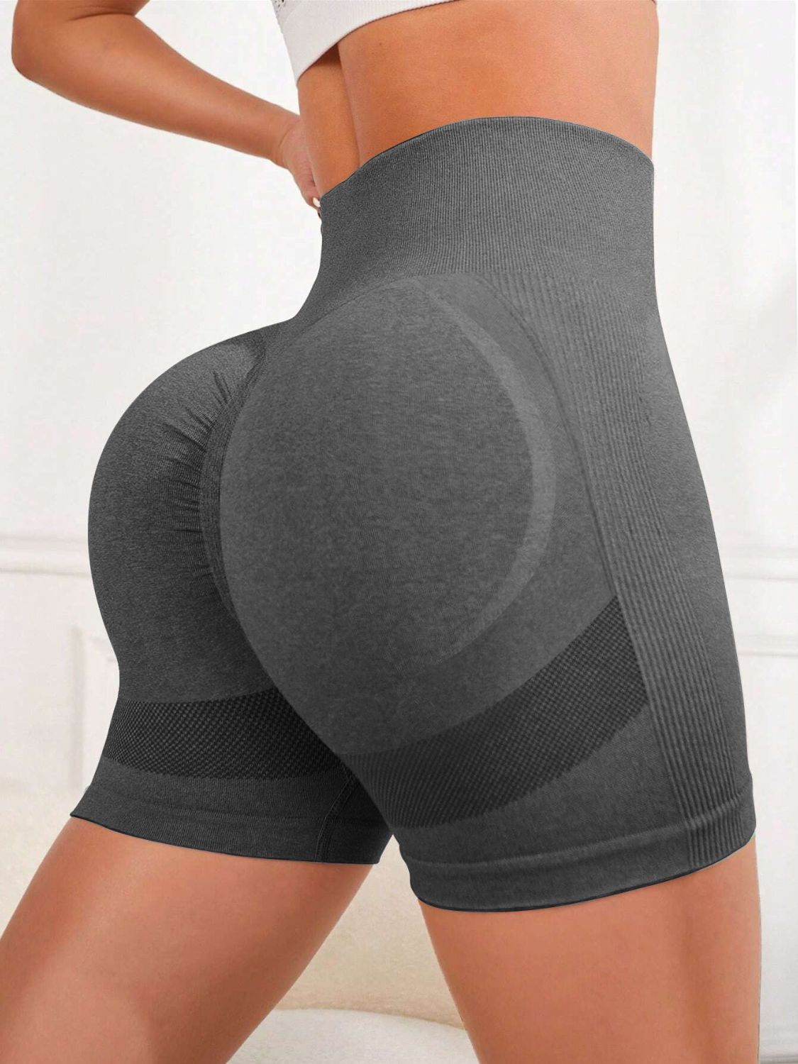 High Waist Active Shorts - ClozArt