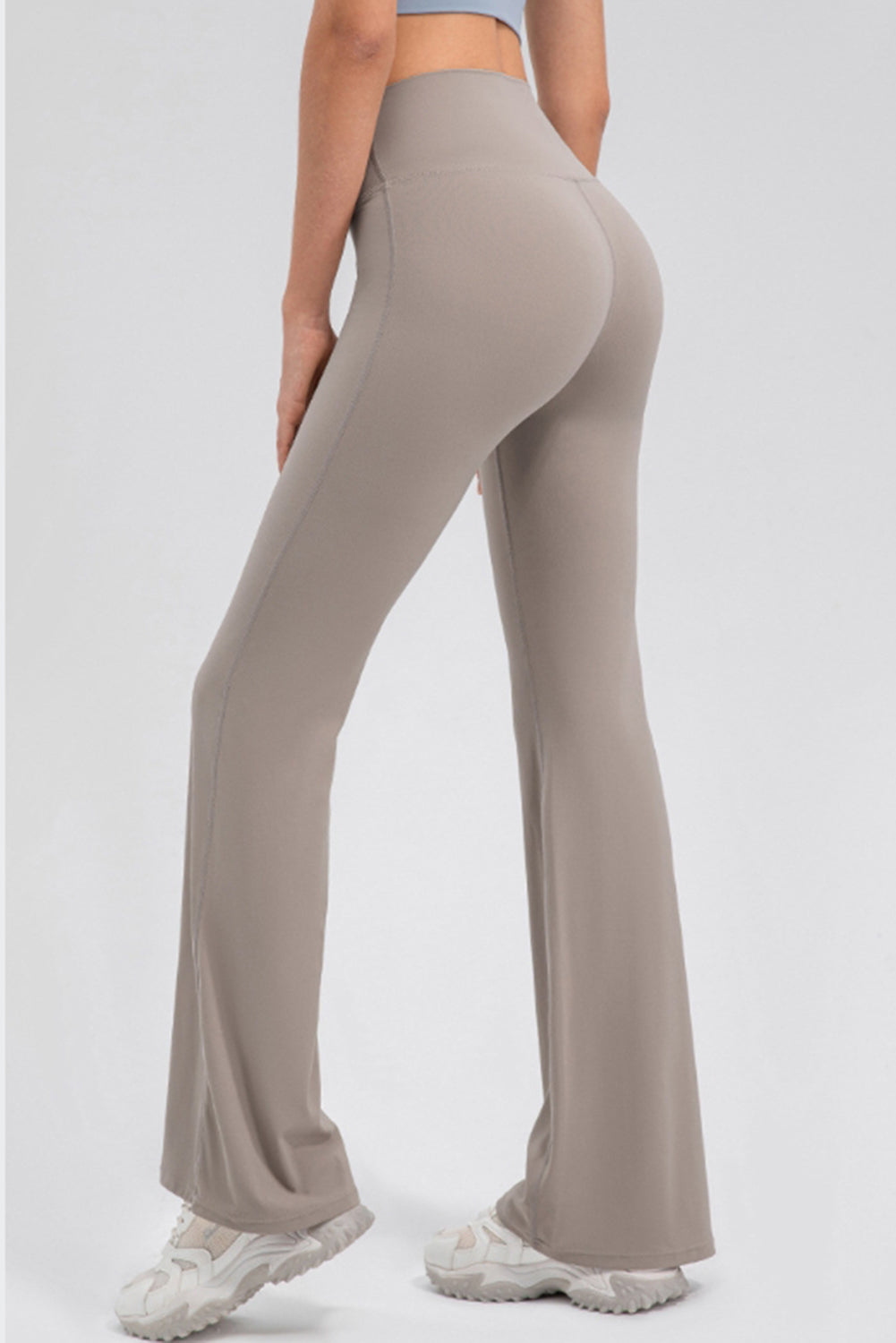 High Waist Straight Active Pants - ClozArt