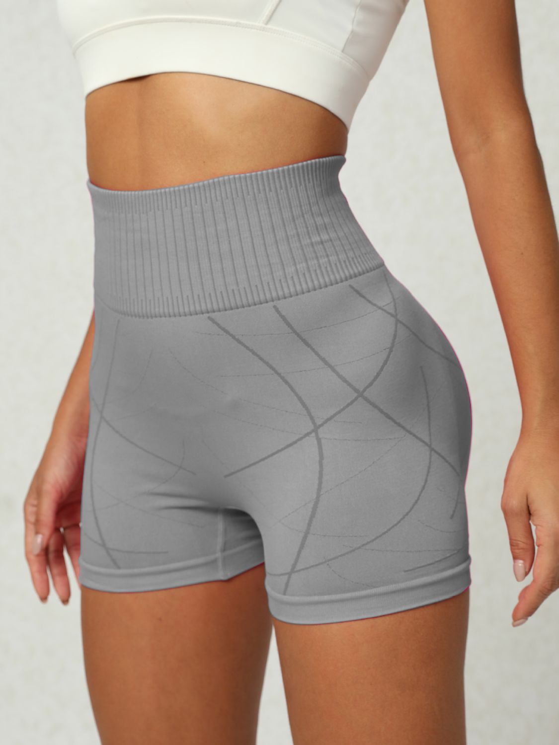 High Waist Active Shorts - ClozArt