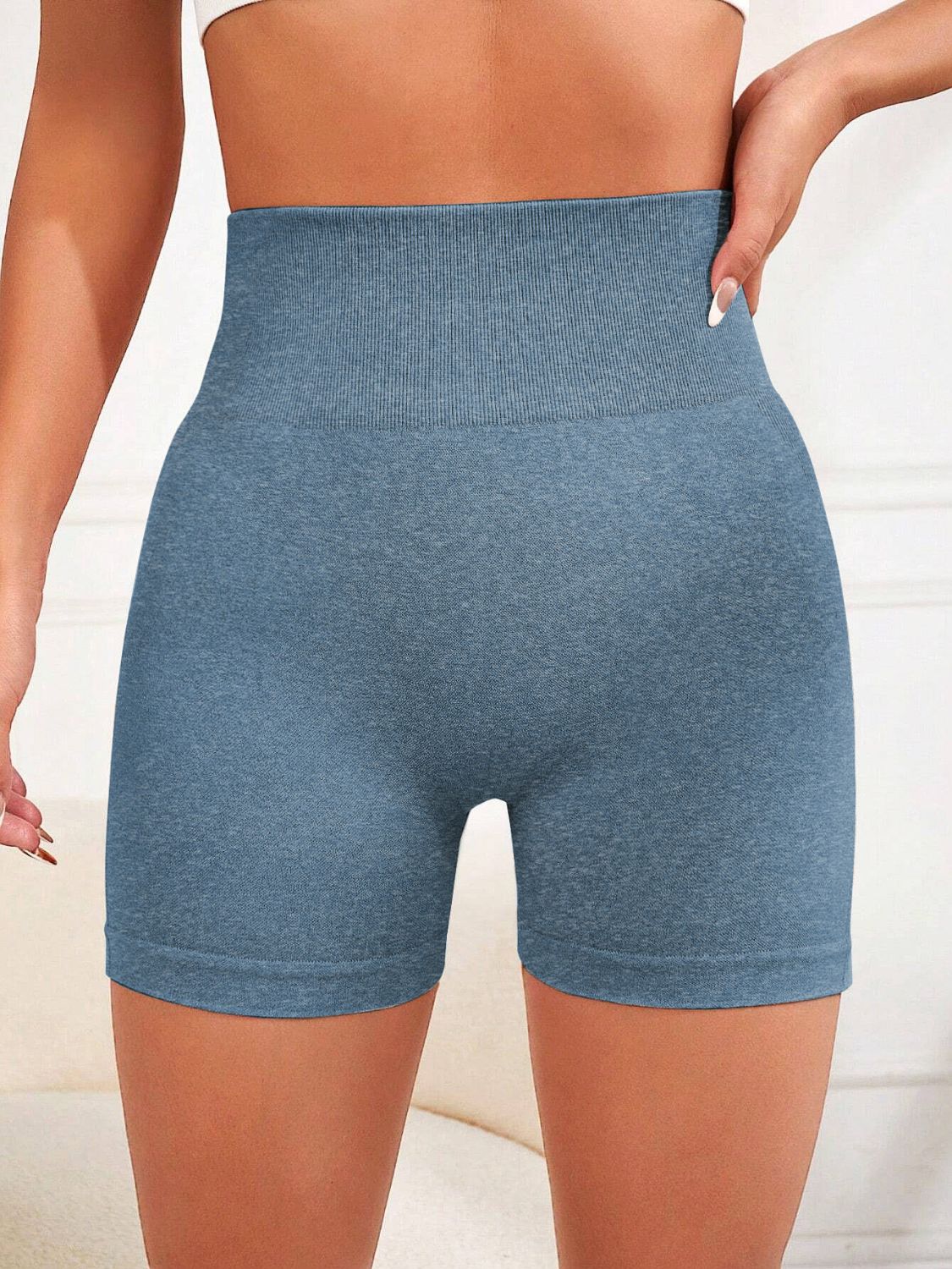 High Waist Active Shorts - ClozArt