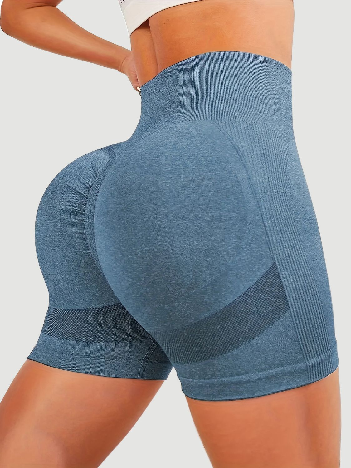 High Waist Active Shorts - ClozArt