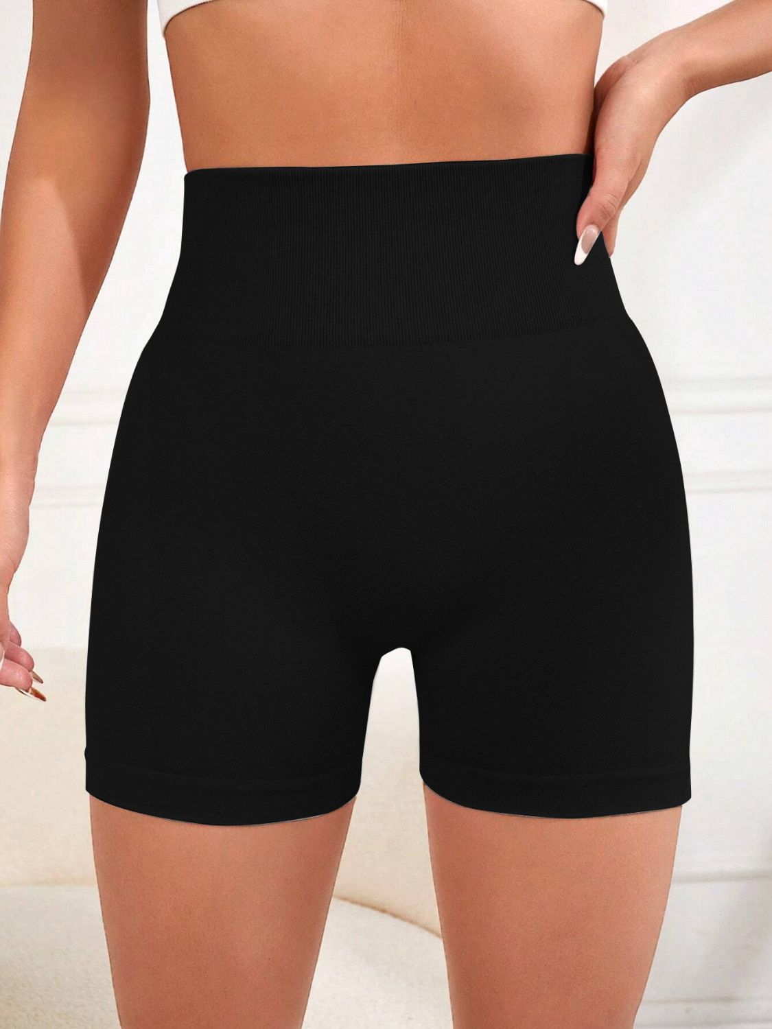 High Waist Active Shorts - ClozArt