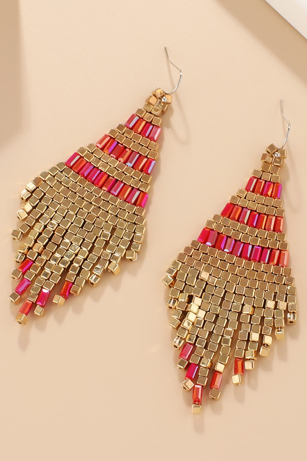 Beaded Dangle Earrings - ClozArt