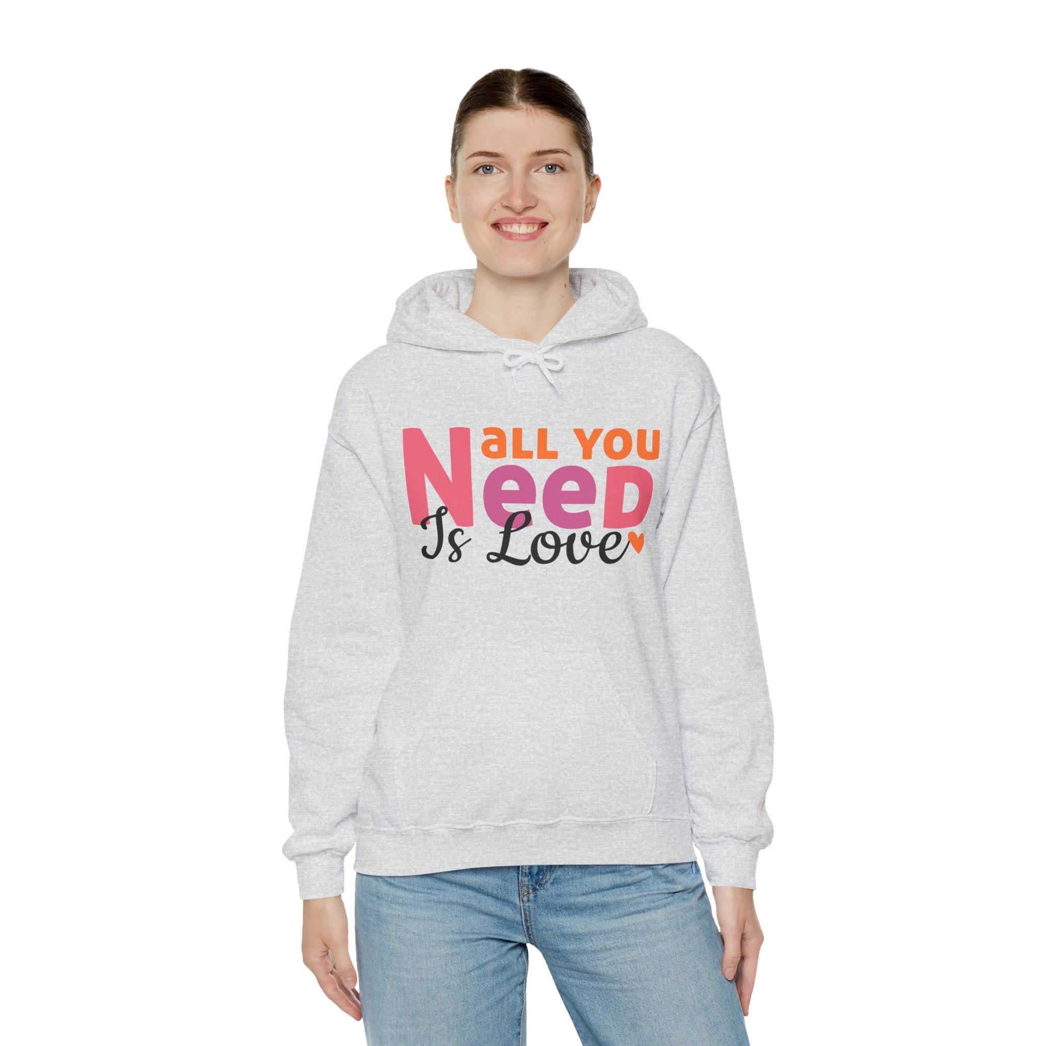 Heavy Blend™ Hooded Sweatshirt - All You Need Is Love