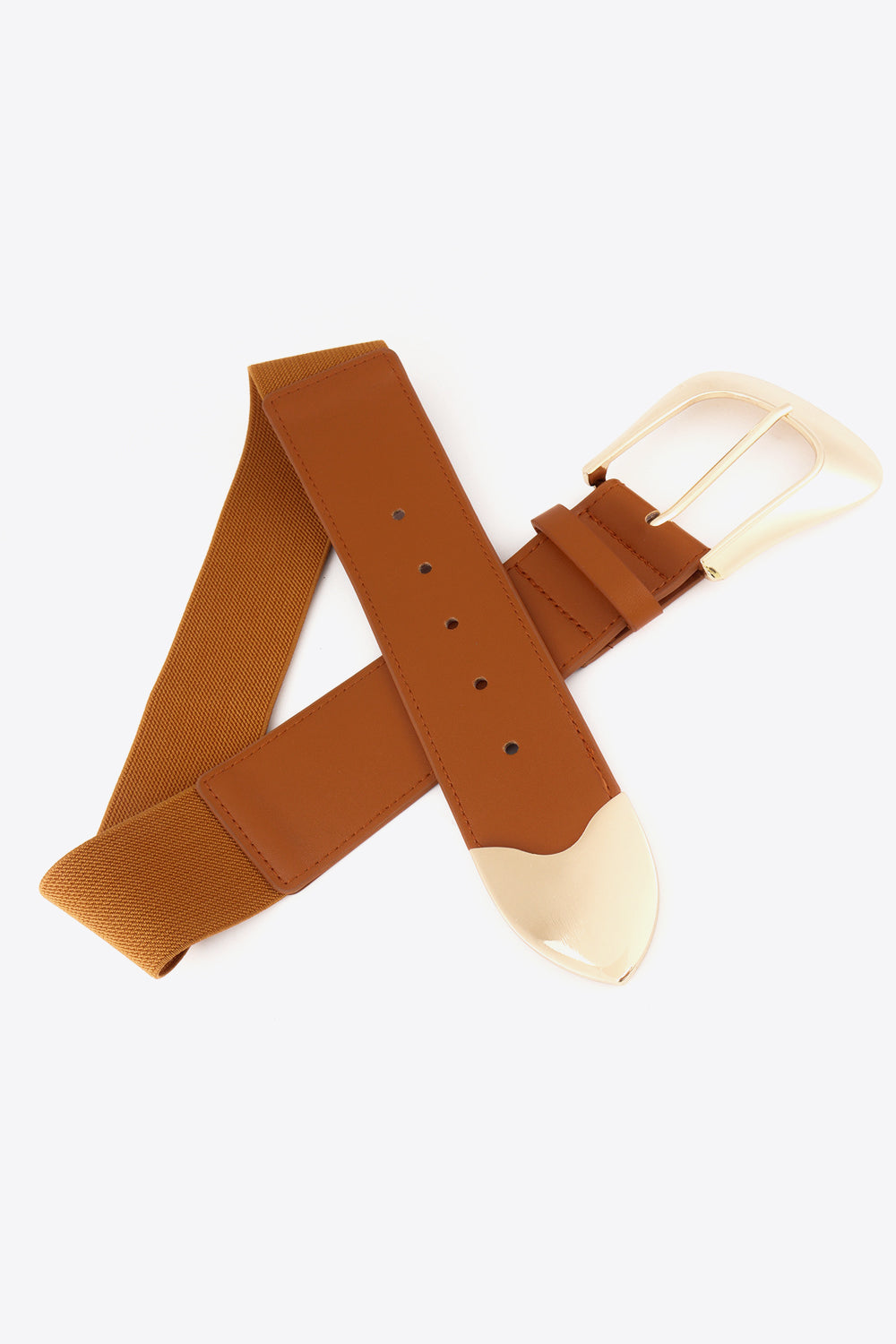 Elastic Wide PU Belt - ClozArt