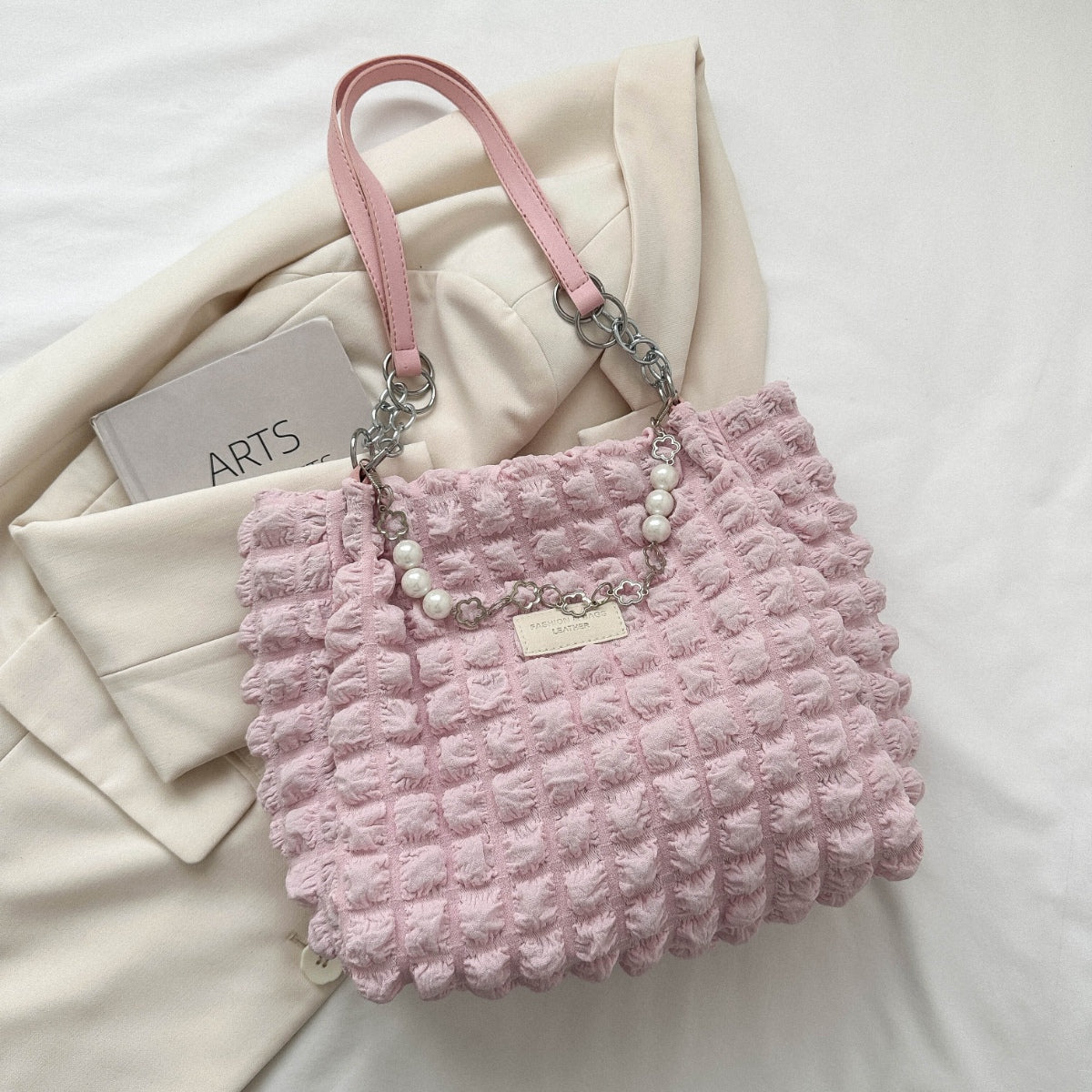 Bubble Textured Tote Bag - ClozArt