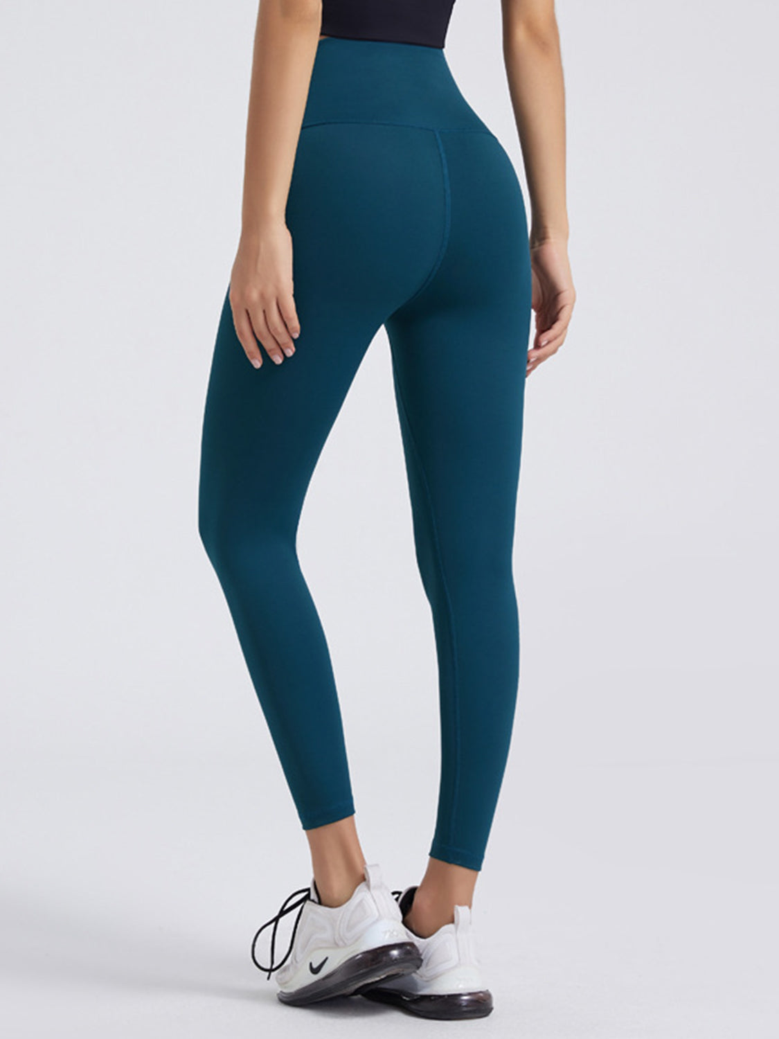 Wide Waistband Sports Leggings - ClozArt