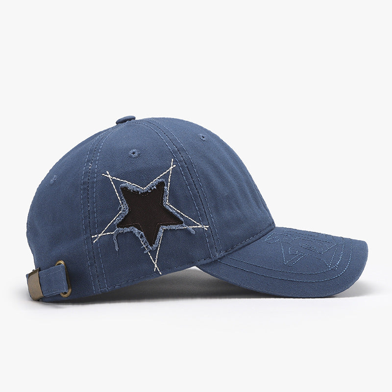 Adjustable Star Raw Hem Cap - ClozArt