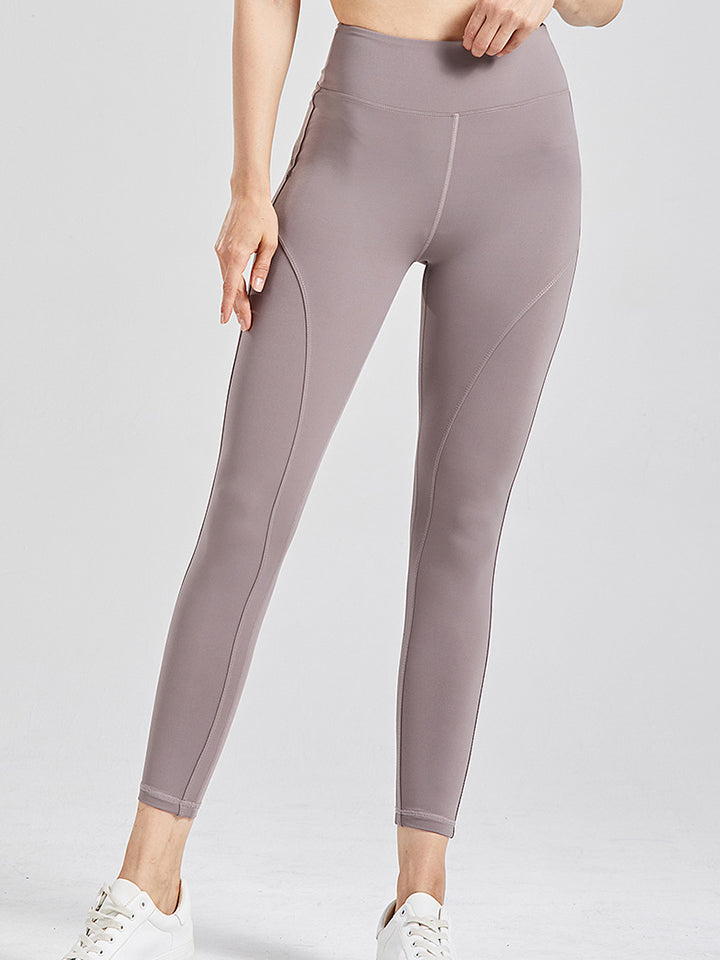 Wide Waistband Active Leggings - ClozArt