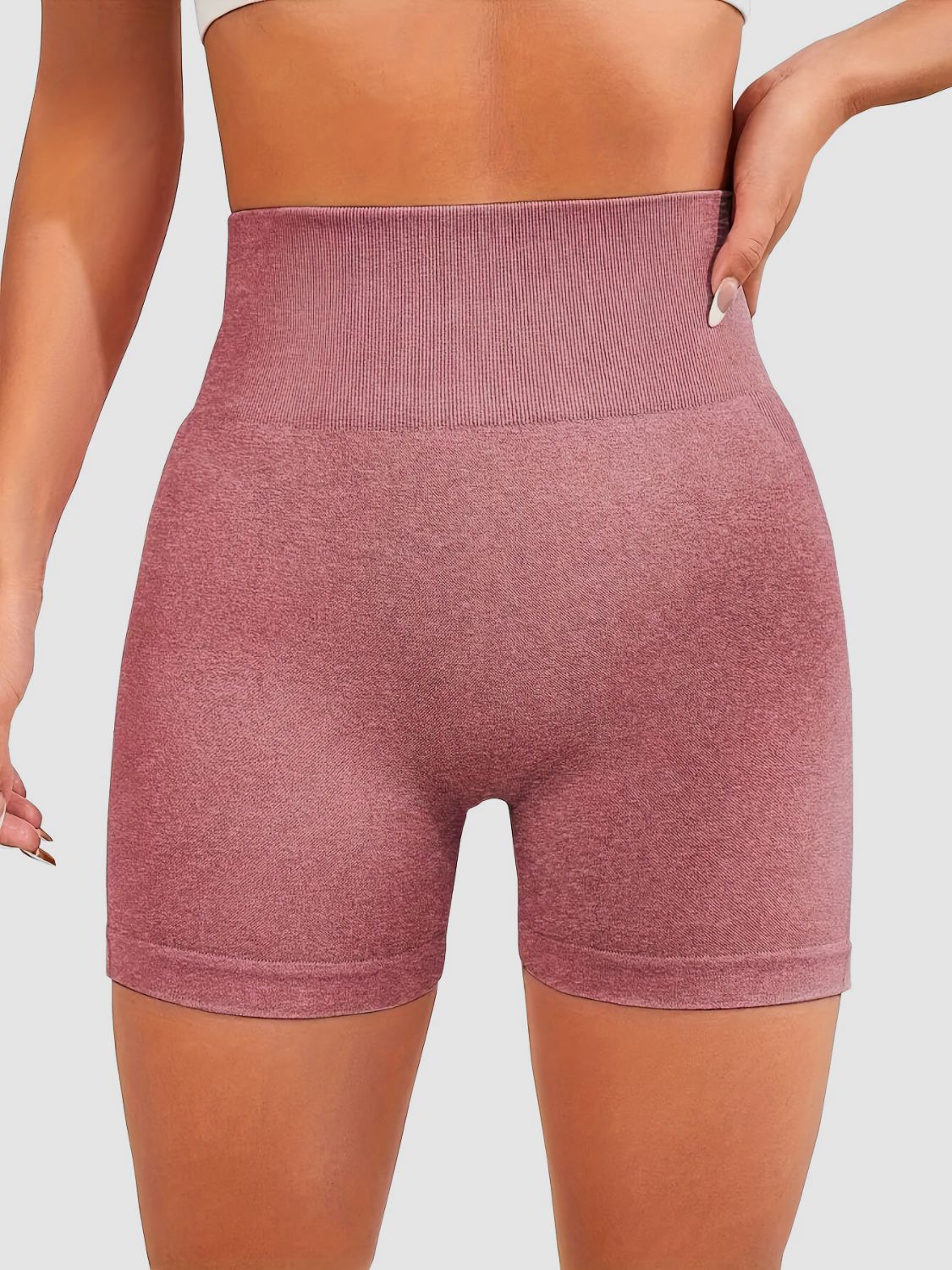 High Waist Active Shorts - ClozArt