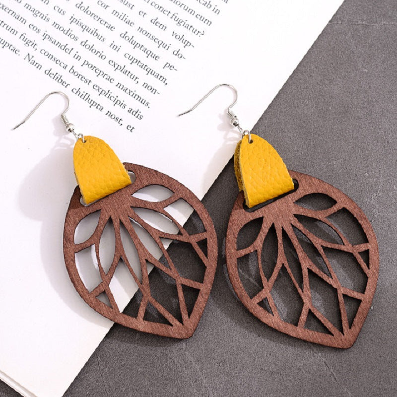 Leaf Drop Earrings - ClozArt