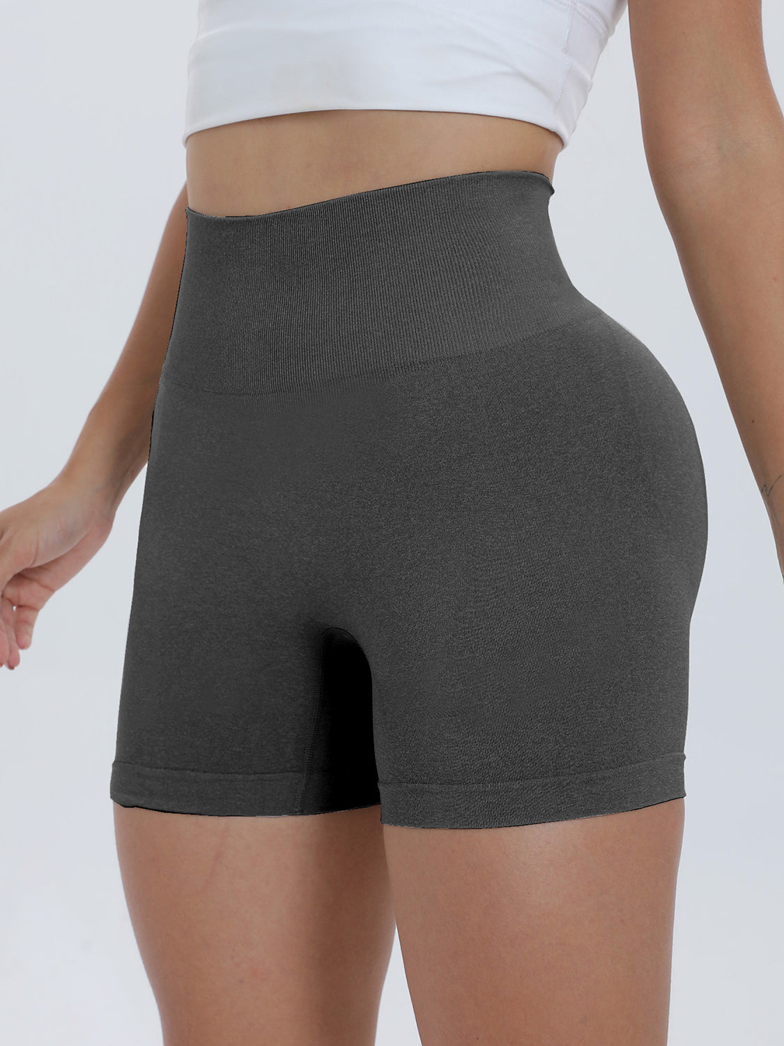 High Waist Active Shorts - ClozArt