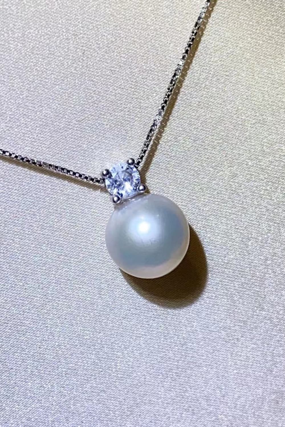 Freshwater Pearl 925 Sterling Silver Necklace - ClozArt