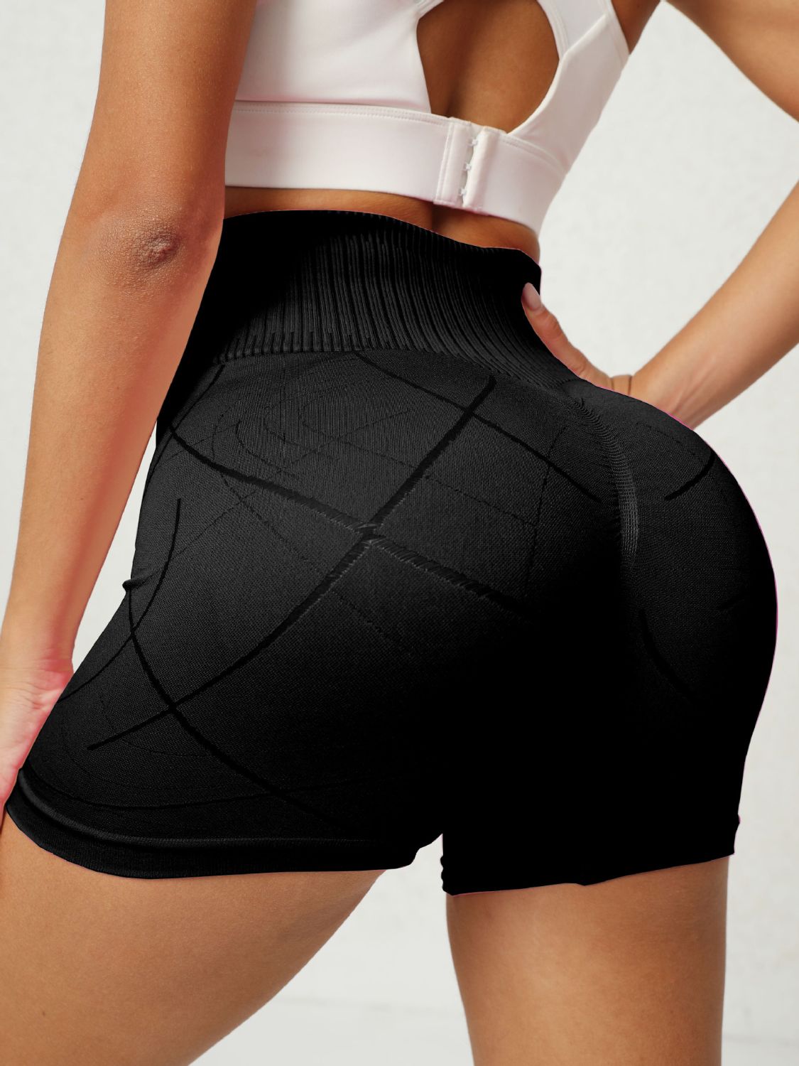 High Waist Active Shorts - ClozArt