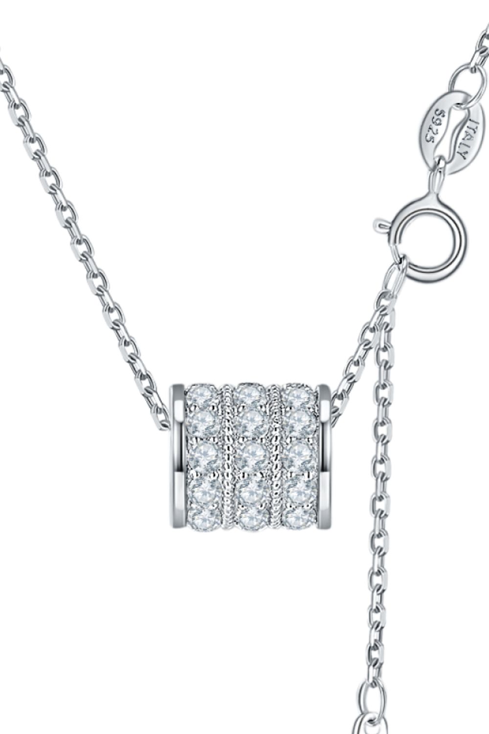 Moissanite 925 Sterling Silver Necklace - ClozArt