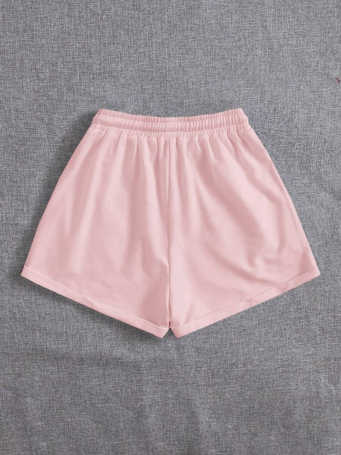 Drawstring Pocketed Elastic Waist Shorts - ClozArt