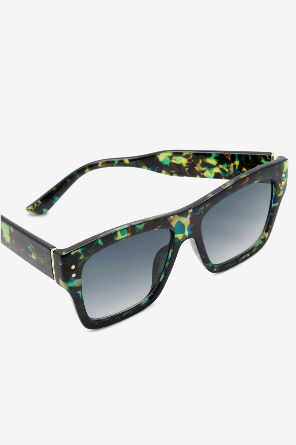 UV400 Patterned Polycarbonate Square Sunglasses - ClozArt