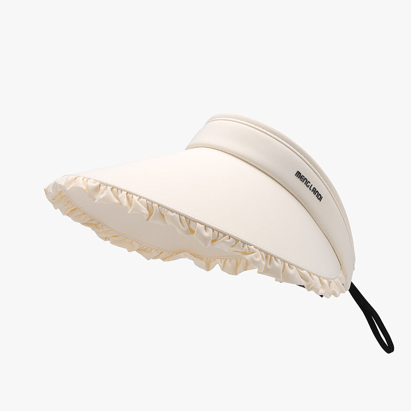 Frill Adjustable Ice Silk Sun Hat - ClozArt