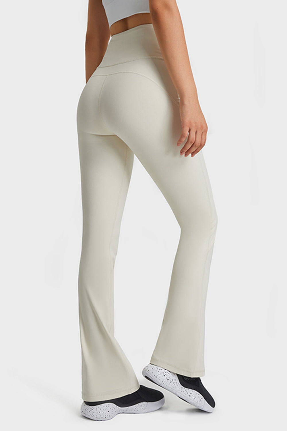 Millennia Elastic Waist Flare Yoga Pants - ClozArt