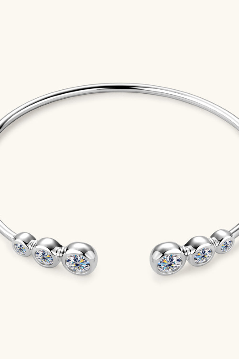 1.8 Carat Moissanite 925 Sterling Silver Bracelet - ClozArt