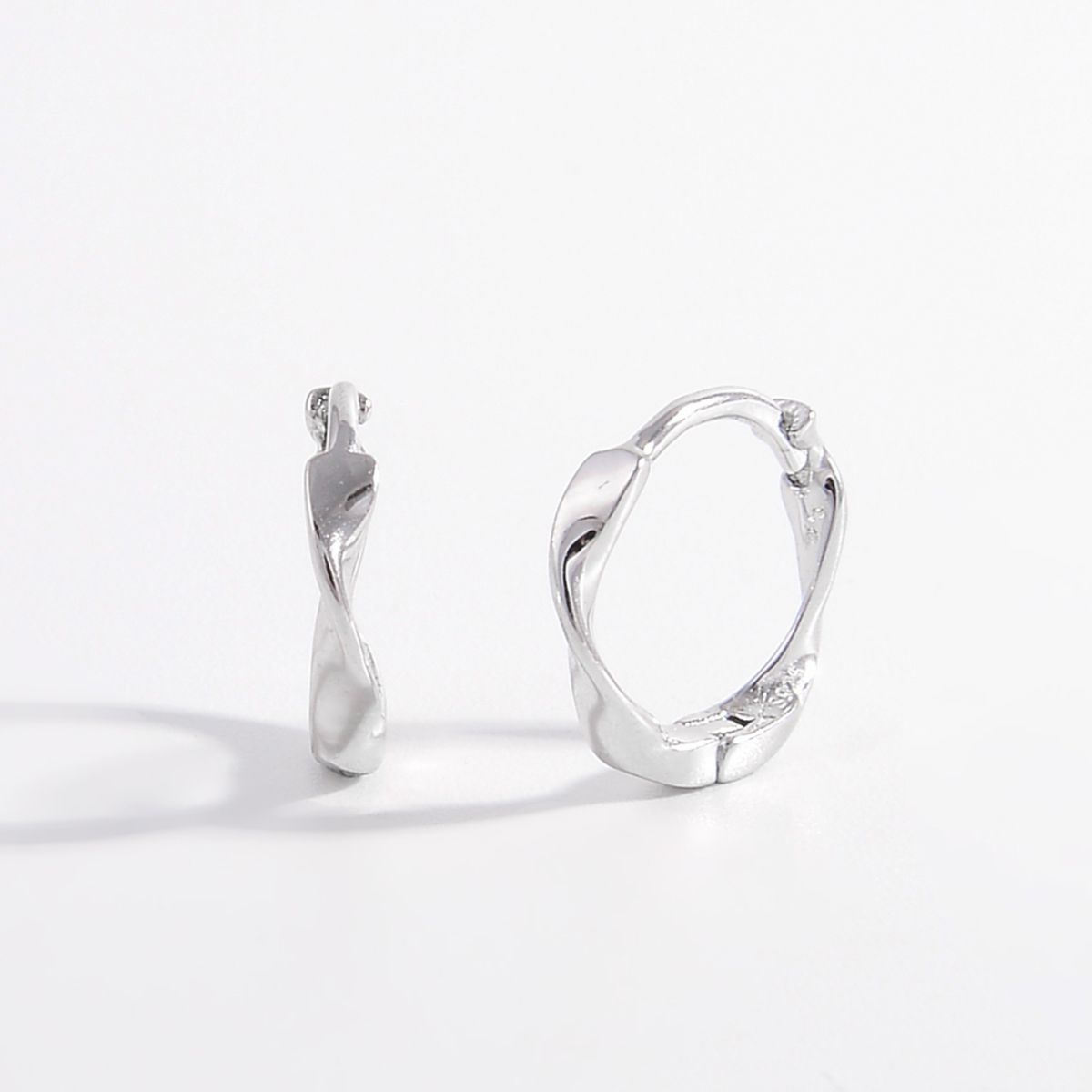 925 Sterling Silver Hoop Earrings - ClozArt