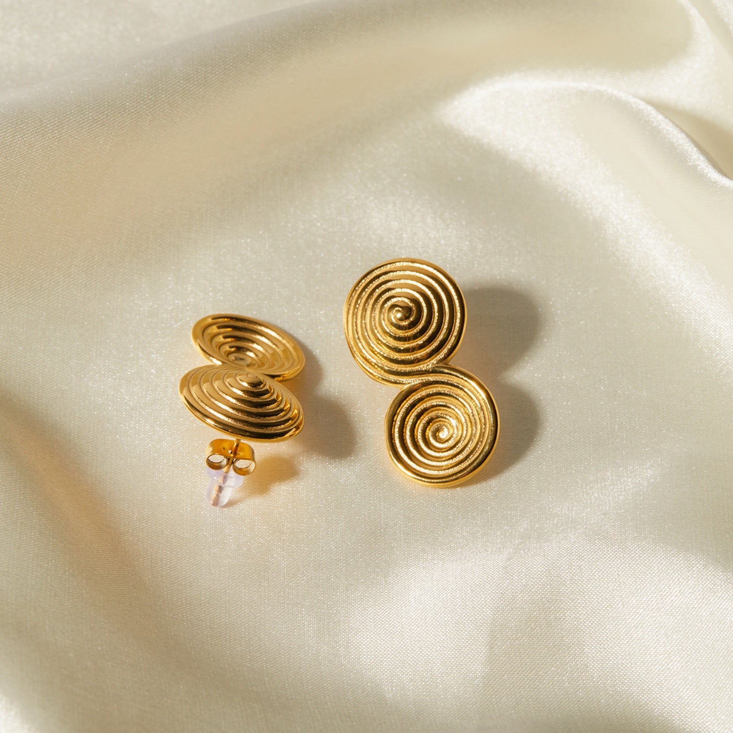 18K Gold-Plated Stainless Steel Earrings - ClozArt