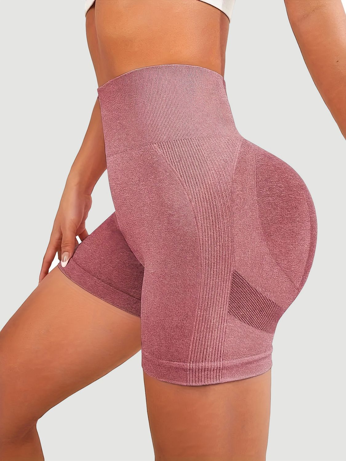 High Waist Active Shorts - ClozArt