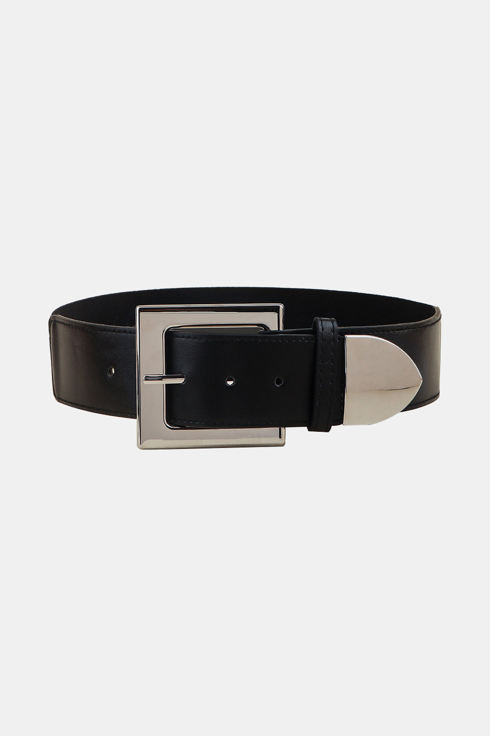 Zinc Alloy Buckle PU Leather Belt - ClozArt