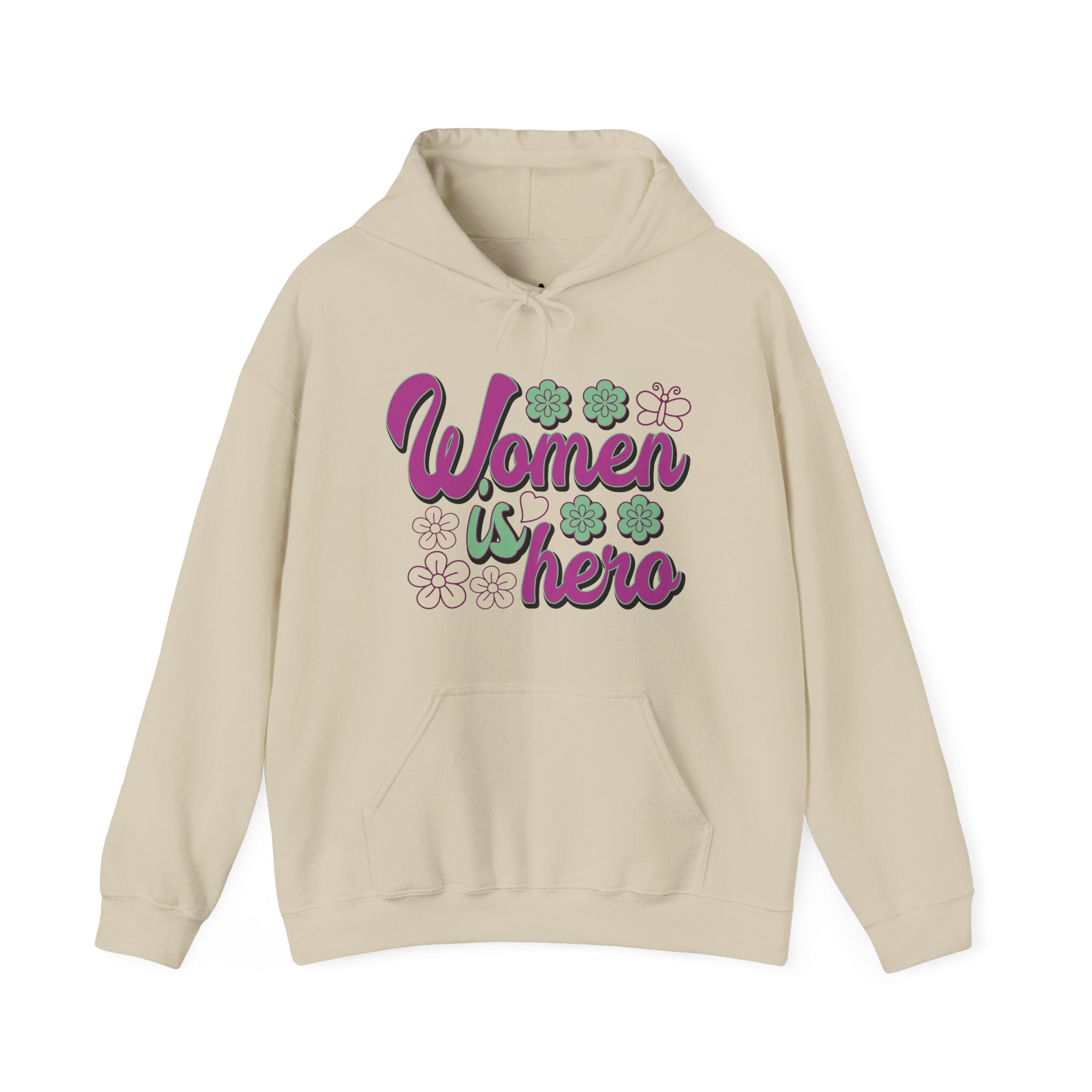 Heavy Blend™ Hooded Sweatshirt - Women is Hero