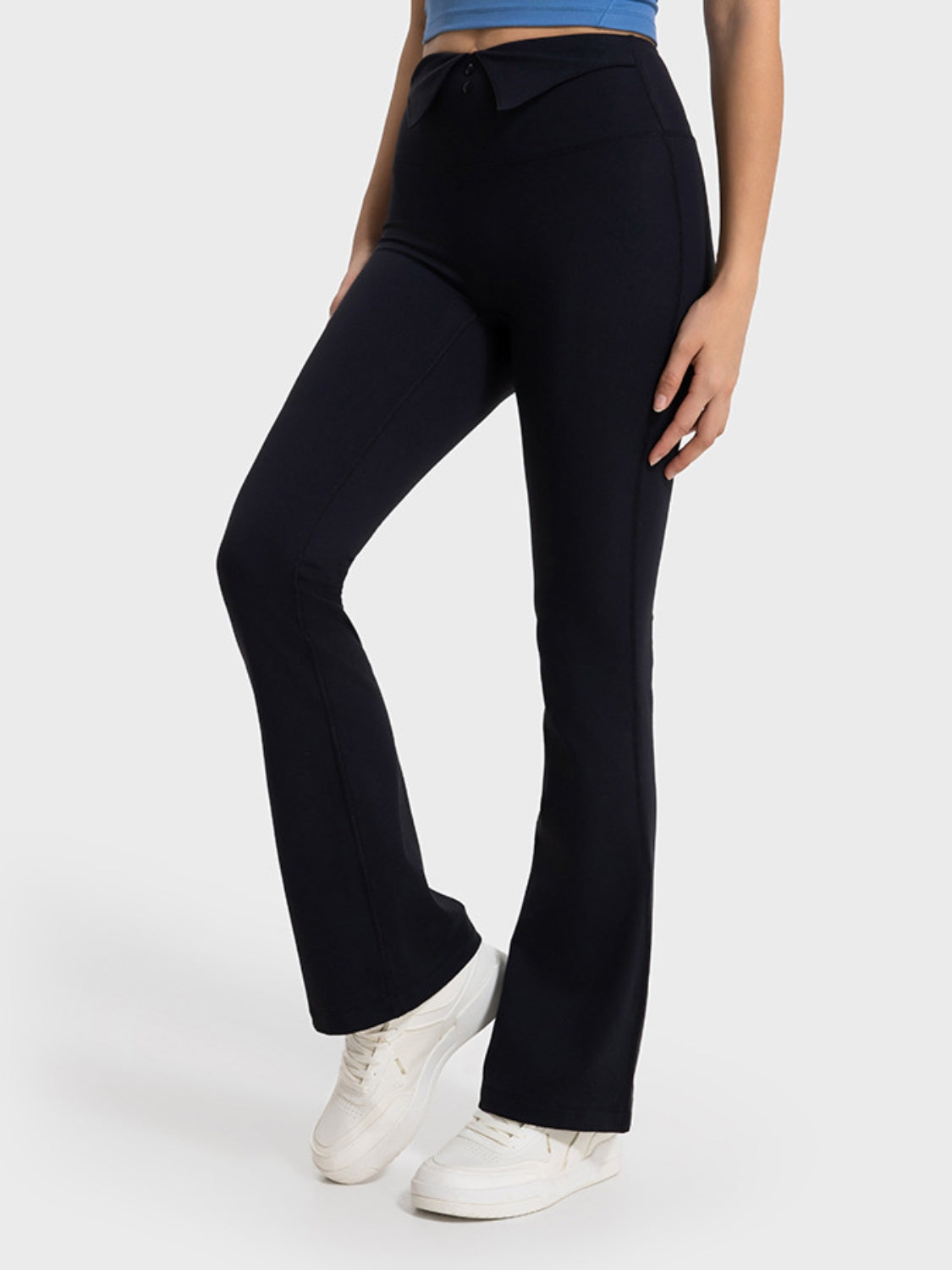 Millennia Wide Waistband Bootcut Sport Pants - ClozArt