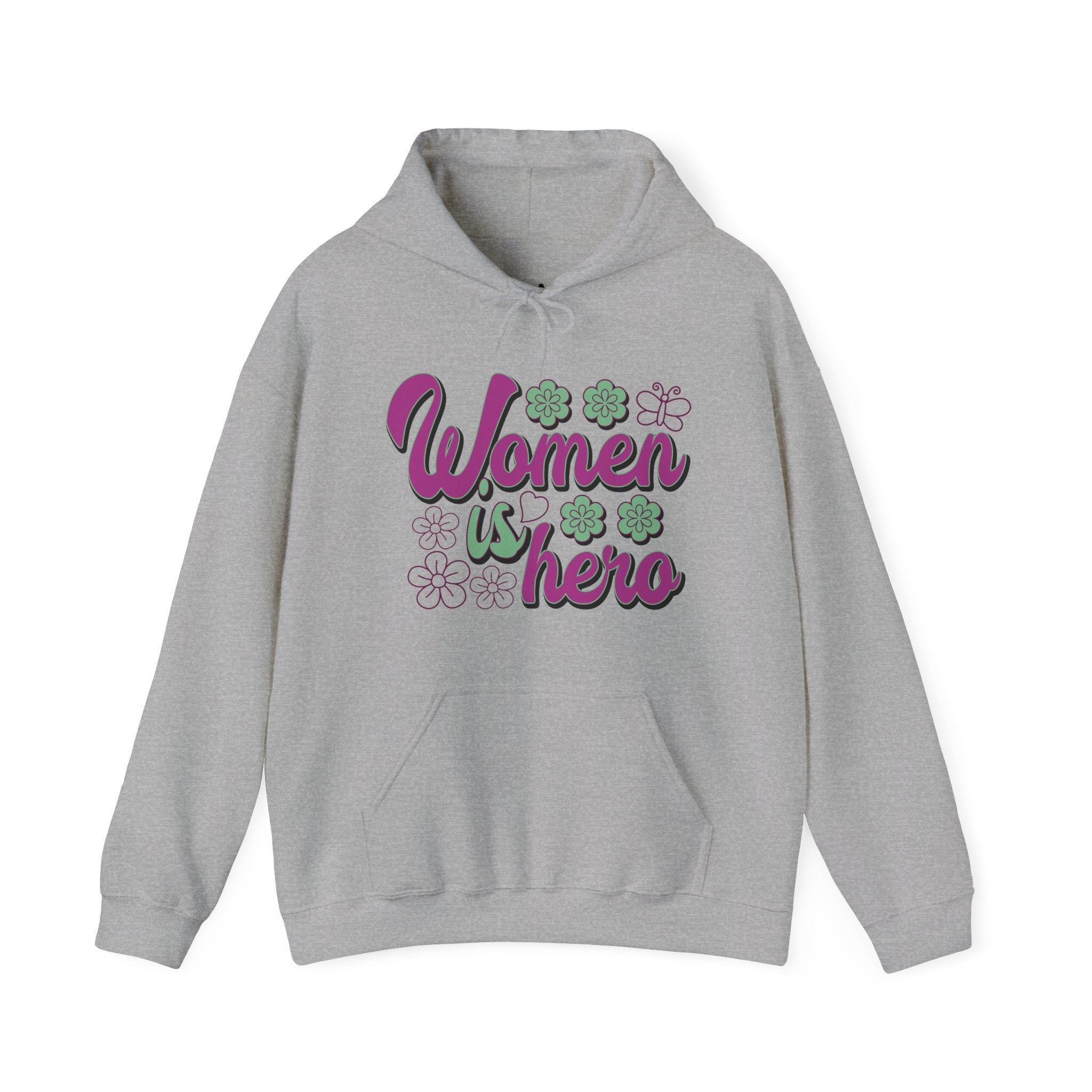 Heavy Blend™ Hooded Sweatshirt - Women is Hero