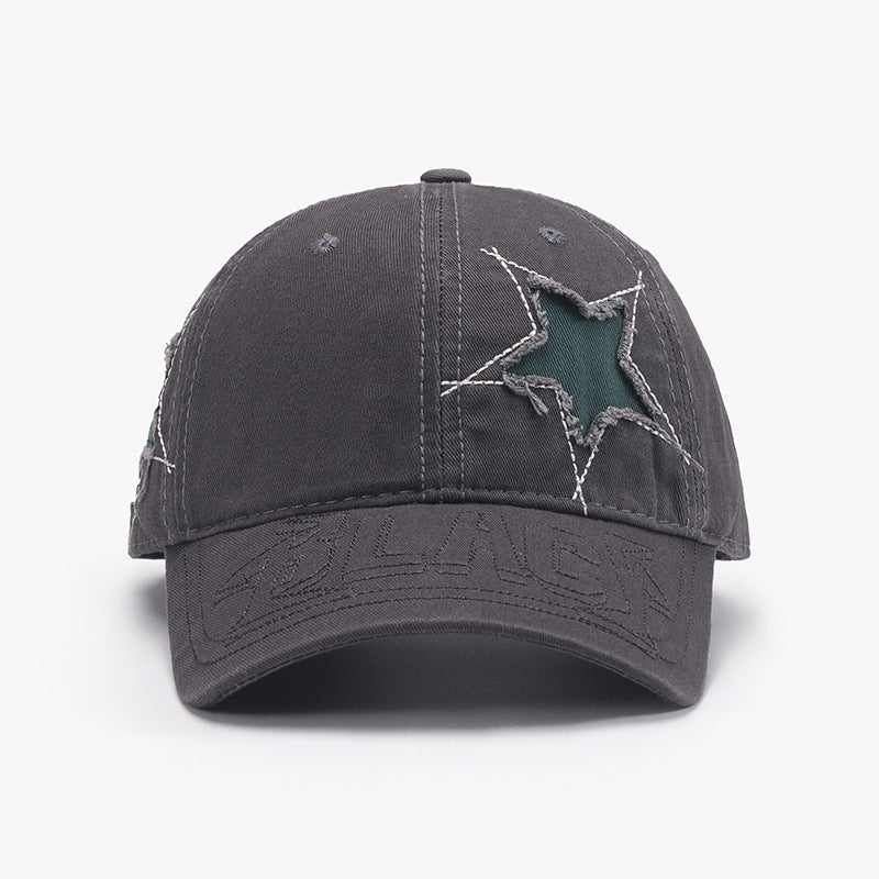 Adjustable Star Raw Hem Cap - ClozArt