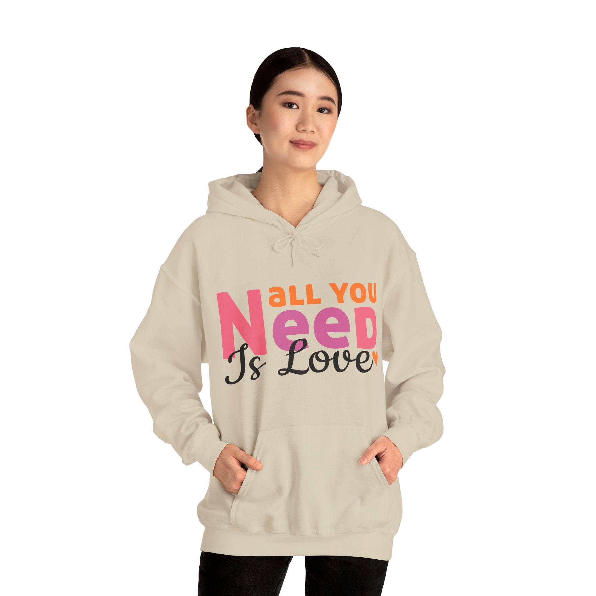 Heavy Blend™ Hooded Sweatshirt - All You Need Is Love