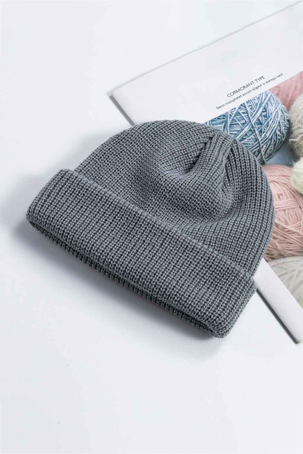 Cozy Rib-Knit Cuff Beanie - ClozArt