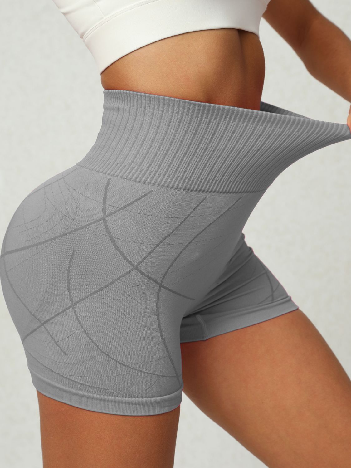 High Waist Active Shorts - ClozArt